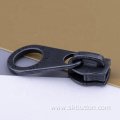 engraved logo ring zipper pull